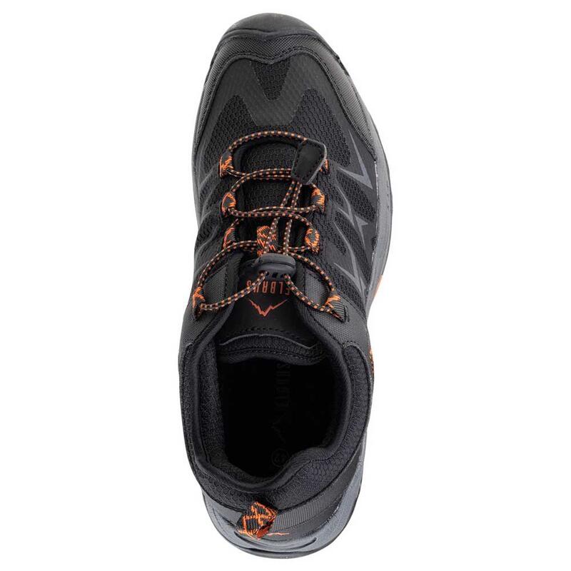 Scarpe Da Trekking Uomo Elbrus Calter Nero Arancio Grigio