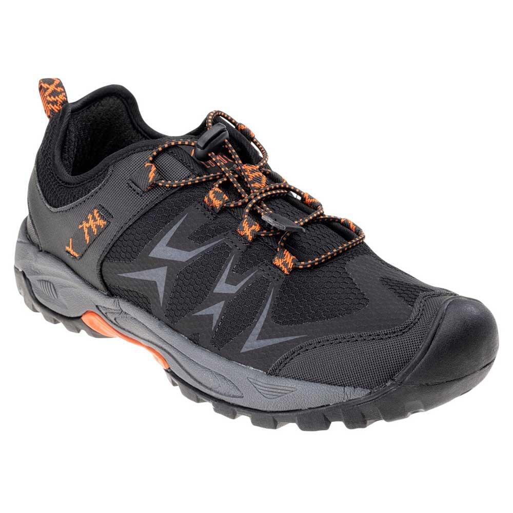 Elbrus - Chaussures De Randonnée Calter Homme (noir / Orange / Gris) - Chaussures De Sport - Gris|noir|orange - Decathlon