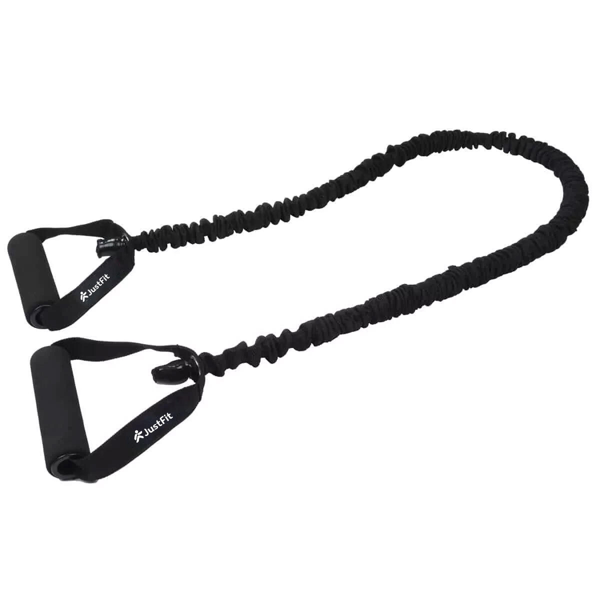 Tubo de resistência elástica de nível médio de 155 cm com revestimento de nylon