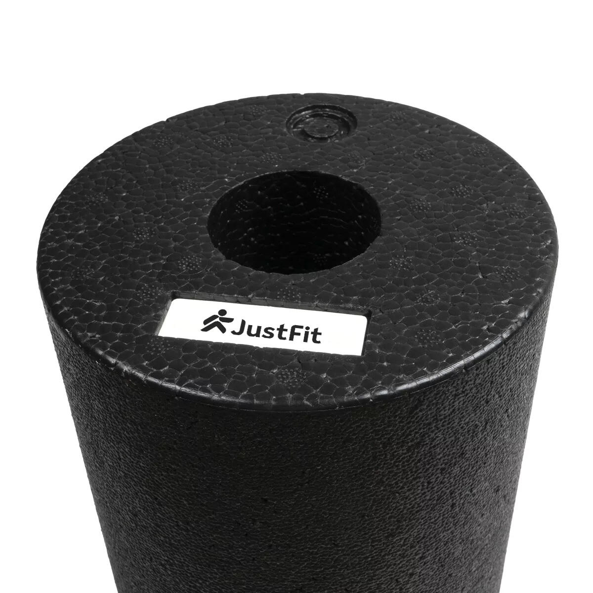Rouleau de massage foam roller 30cm mousse dense noir 2/5