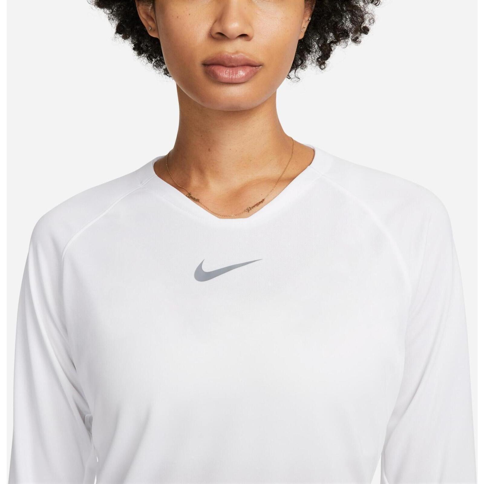 Chemisier Nike Dri-FIT Park First Layer, Blanc, Femmes 3/5