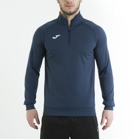 Sweat-Shirt Football Homme Joma Faraon Media Cremallera Bleu Marine
