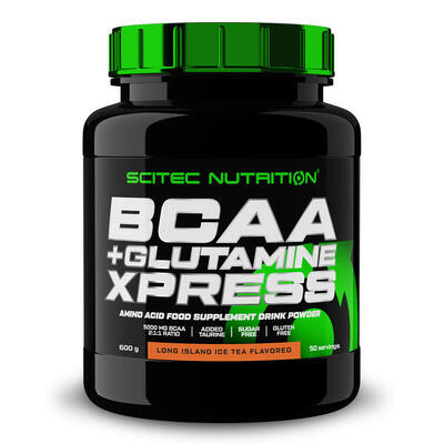 Bcaa + glutamine xpress - 600g long island scitec nutrition
