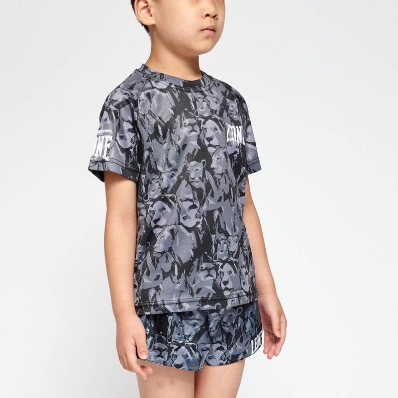 Tricou Leone Leo Camo Gri JUNIOR
