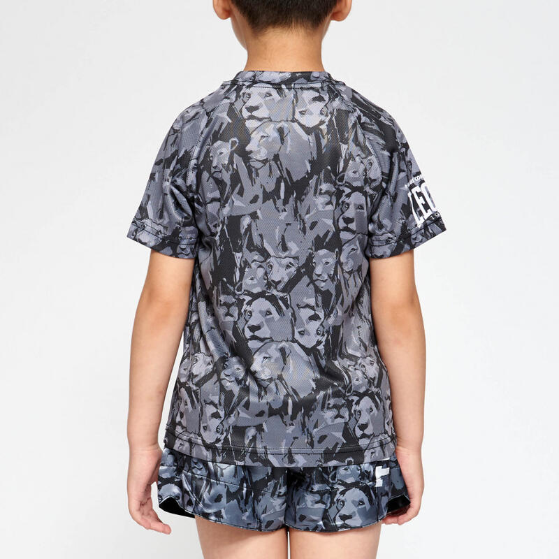 Tricou Leone Leo Camo Gri JUNIOR