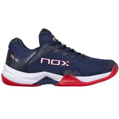 Zapatillas de Pádel Nox ML10 HEXA Azul marino/Rojo Unisex