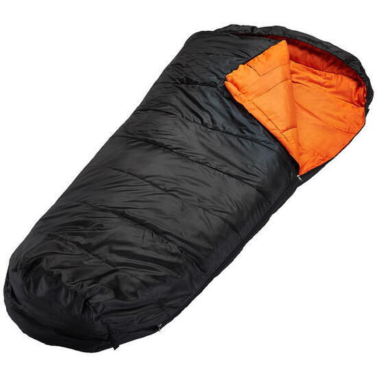 Sac de couchage Vegas - Sac sarcophage - jumelable - 3 saisons -12°C - Noir