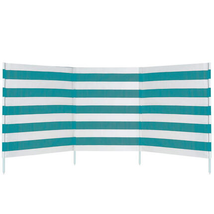AKTIVE - Paravent Plage en Polyester avec Tiges en Acier 480 x 82 cm