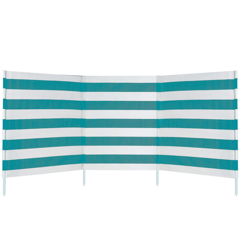 AKTIVE - Paravent Plage en Polyester avec Tiges en Acier 480 x 82 cm