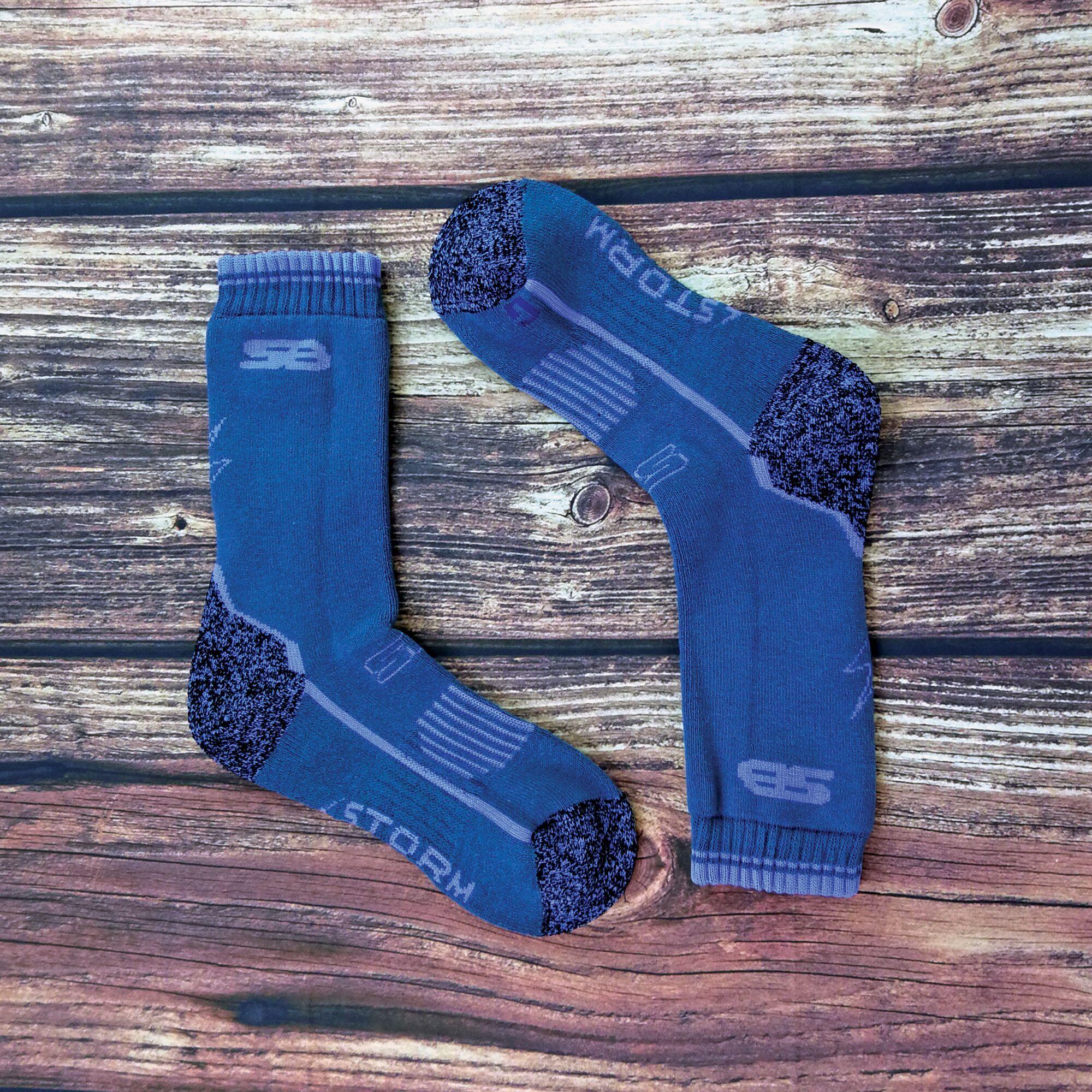 2 Pack Ladies Cotton Walking Socks with Arch Support 4/7