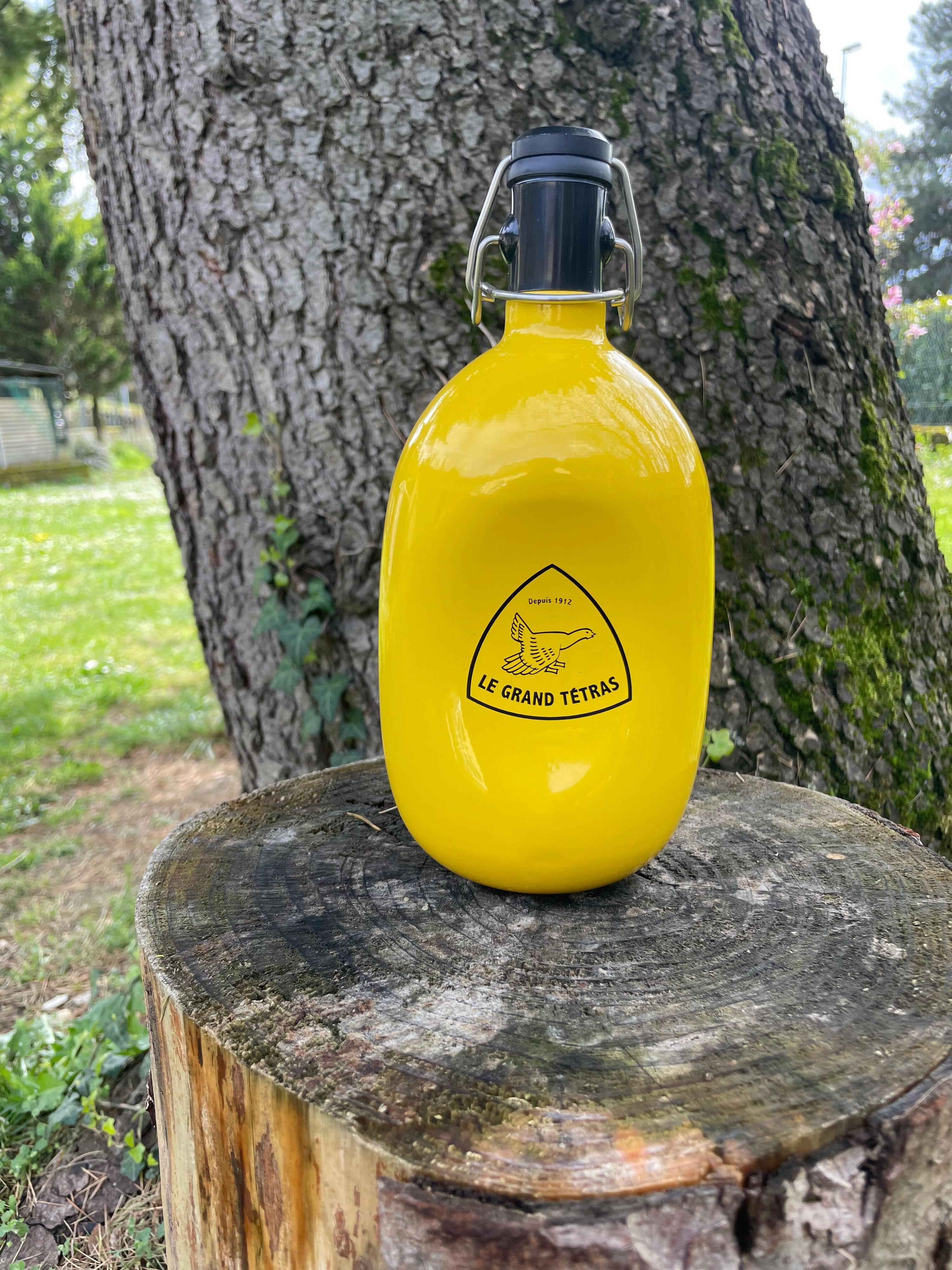 Gourde Concave Jaune 1 Litre 4/5