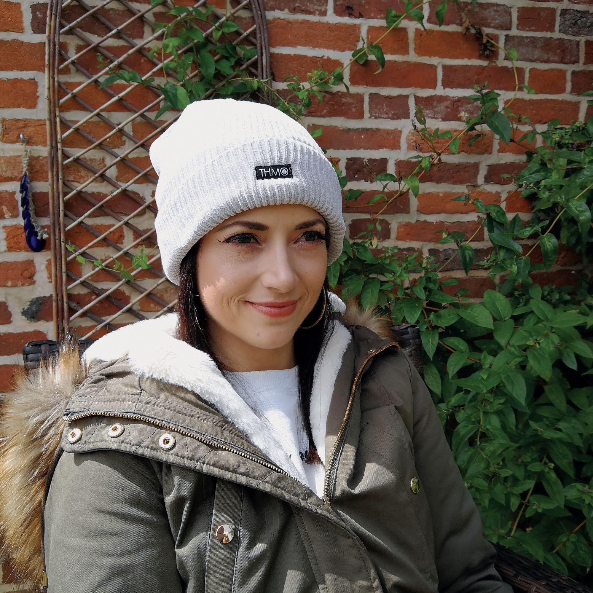 Ladies Thermal 40g 3M Insulation Fleece Lined Chenille Beanie Hat 5/7