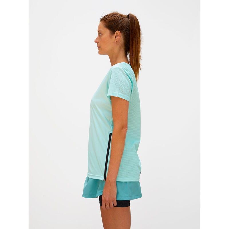 T-shirt de running AVA Vert Clair