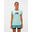 T-shirt de running à zips Ava - Vert - Femme