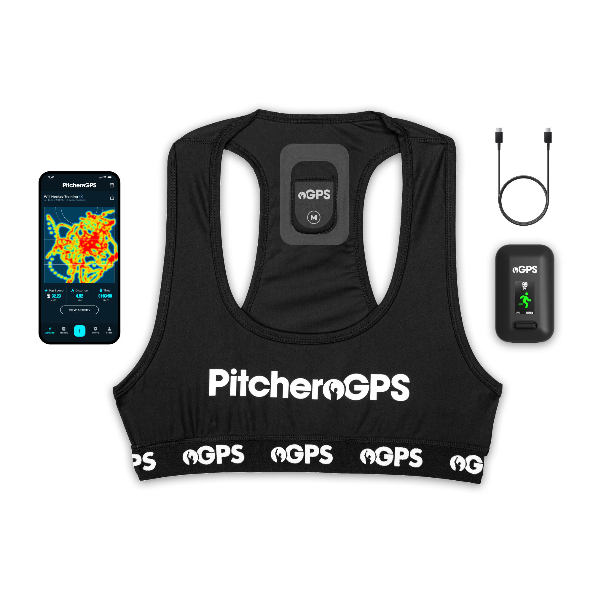 PitcheroGPS Adult Football GPS Player Tracker 2/5