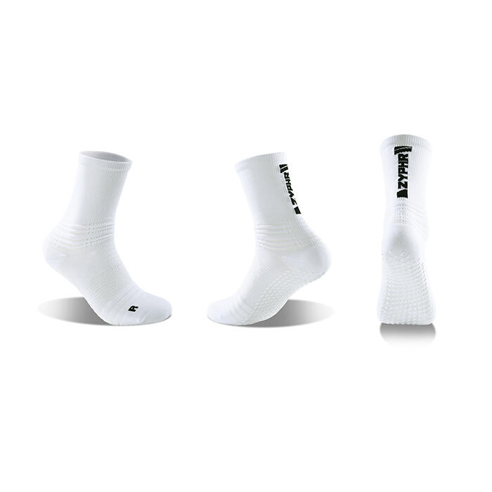 G-ZOX Enhance Grip Socks 3 Pairs (White X 1, Black x 2)