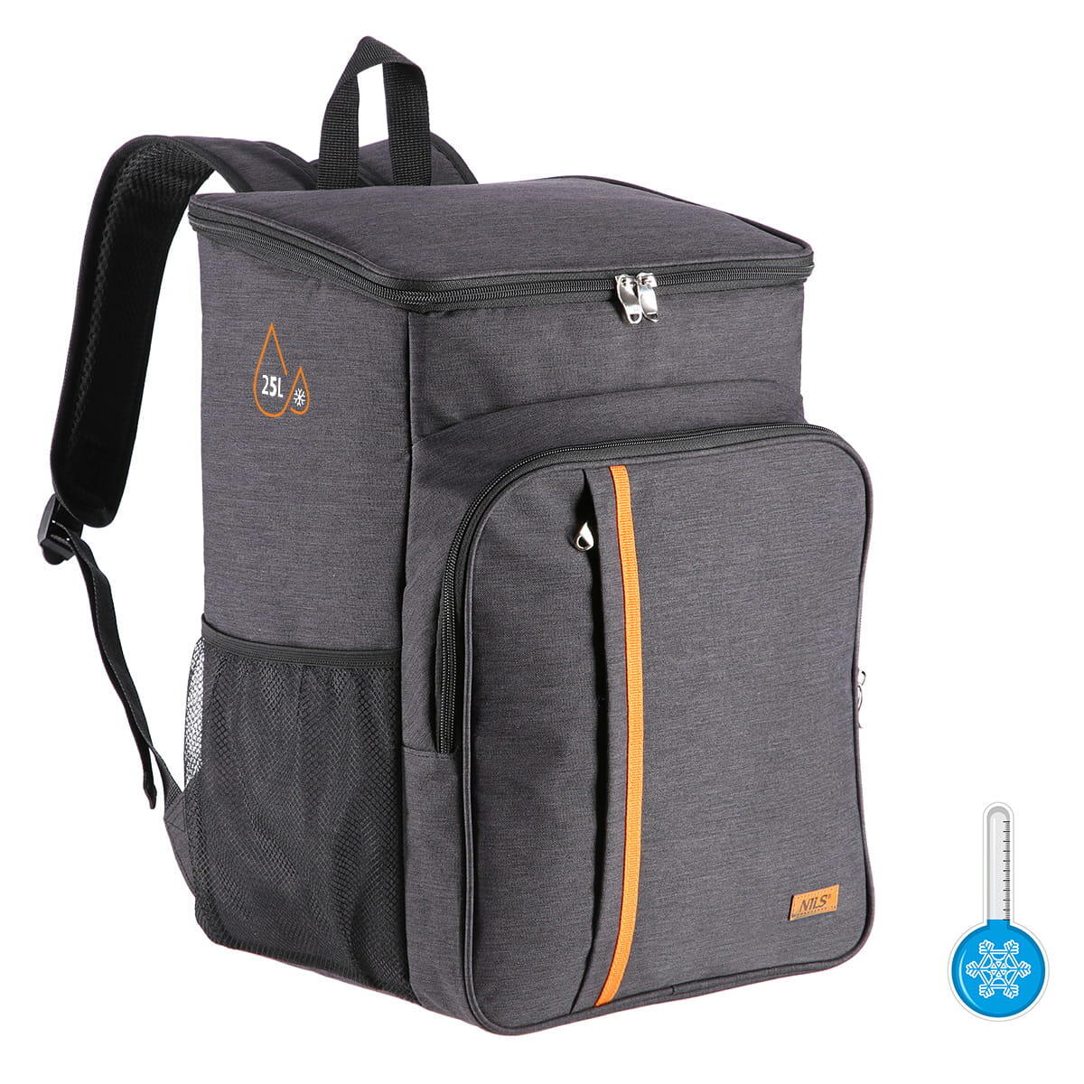 Nils - Sac Thermique Nils Nc3140 - Glacière - Noir|orange - 25 L - Decathlon