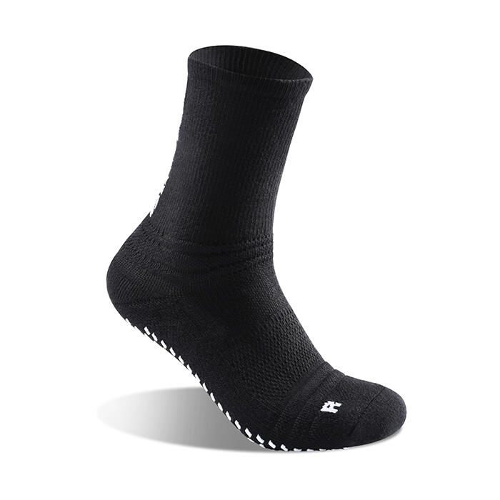 G-ZOX Cushion Grip Socks 足球防滑襪 3 對裝  (白色 x  2 + 黑色 x 1 - 細碼)