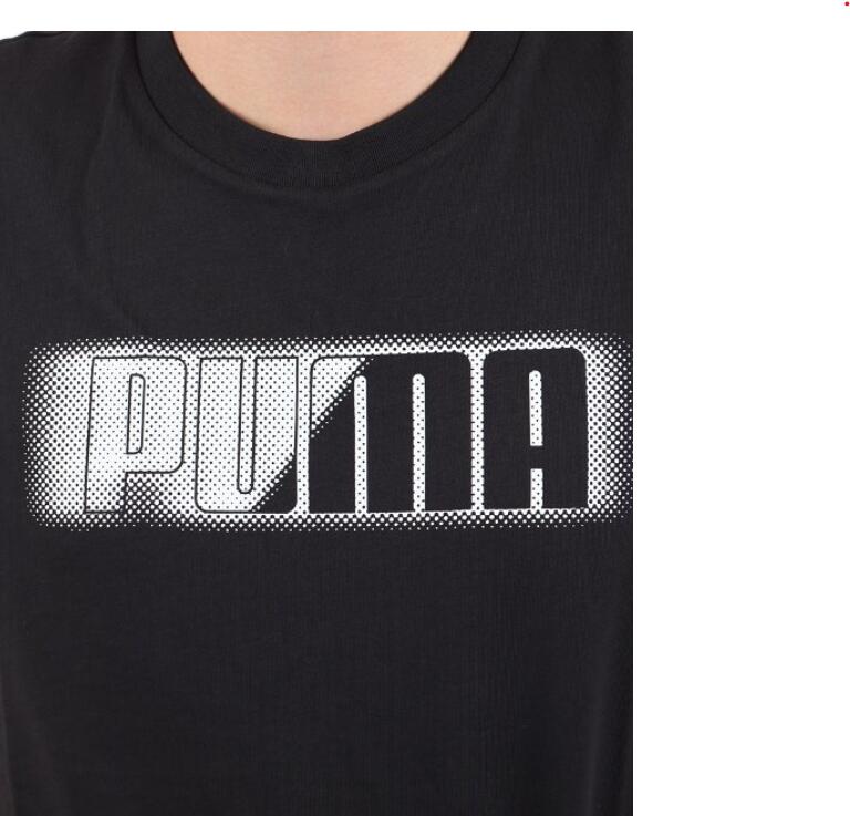 T-shirt uomo puma graphics wording tee - nero 2/5