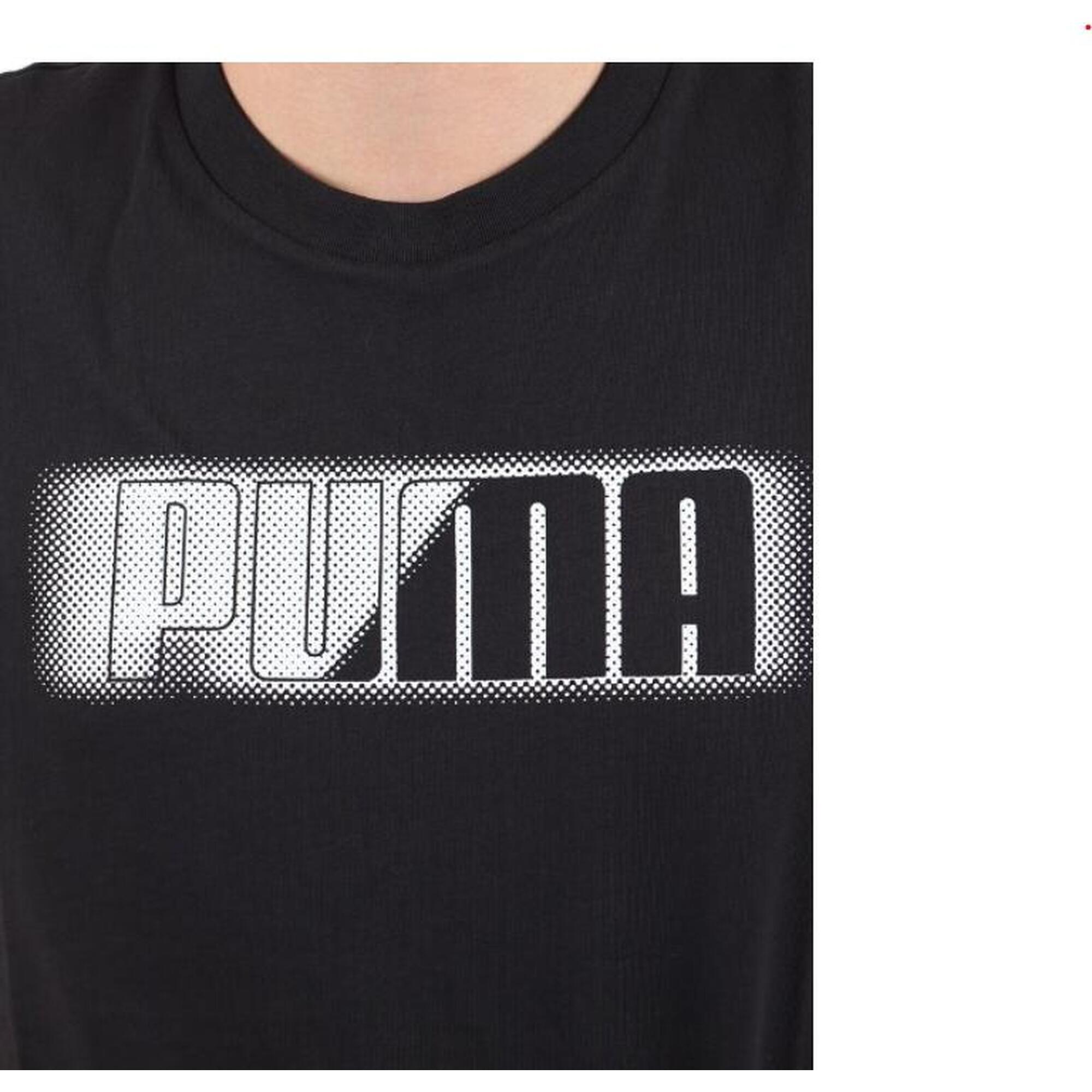 T-shirt uomo puma graphics wording tee - nero