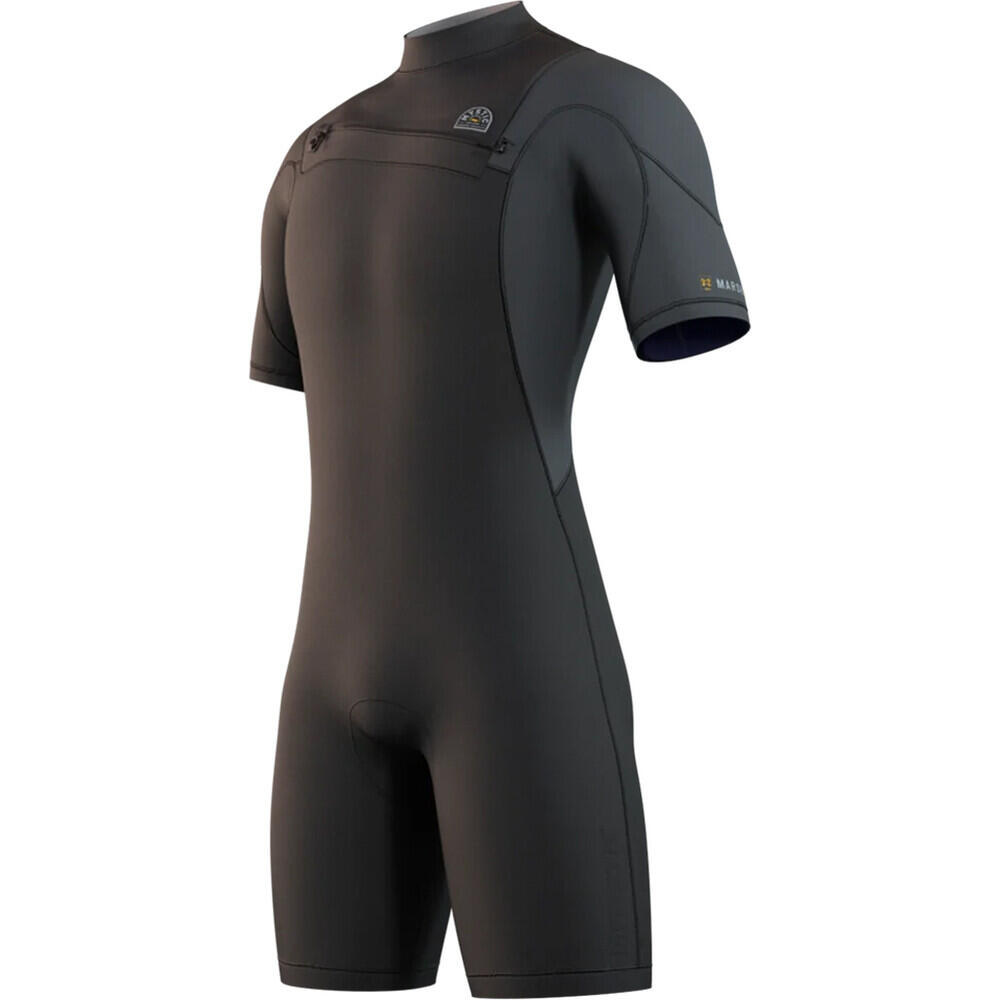 MYSTIC Men's Marshall 3/2mm Chest Zip Shorty Wetsuit