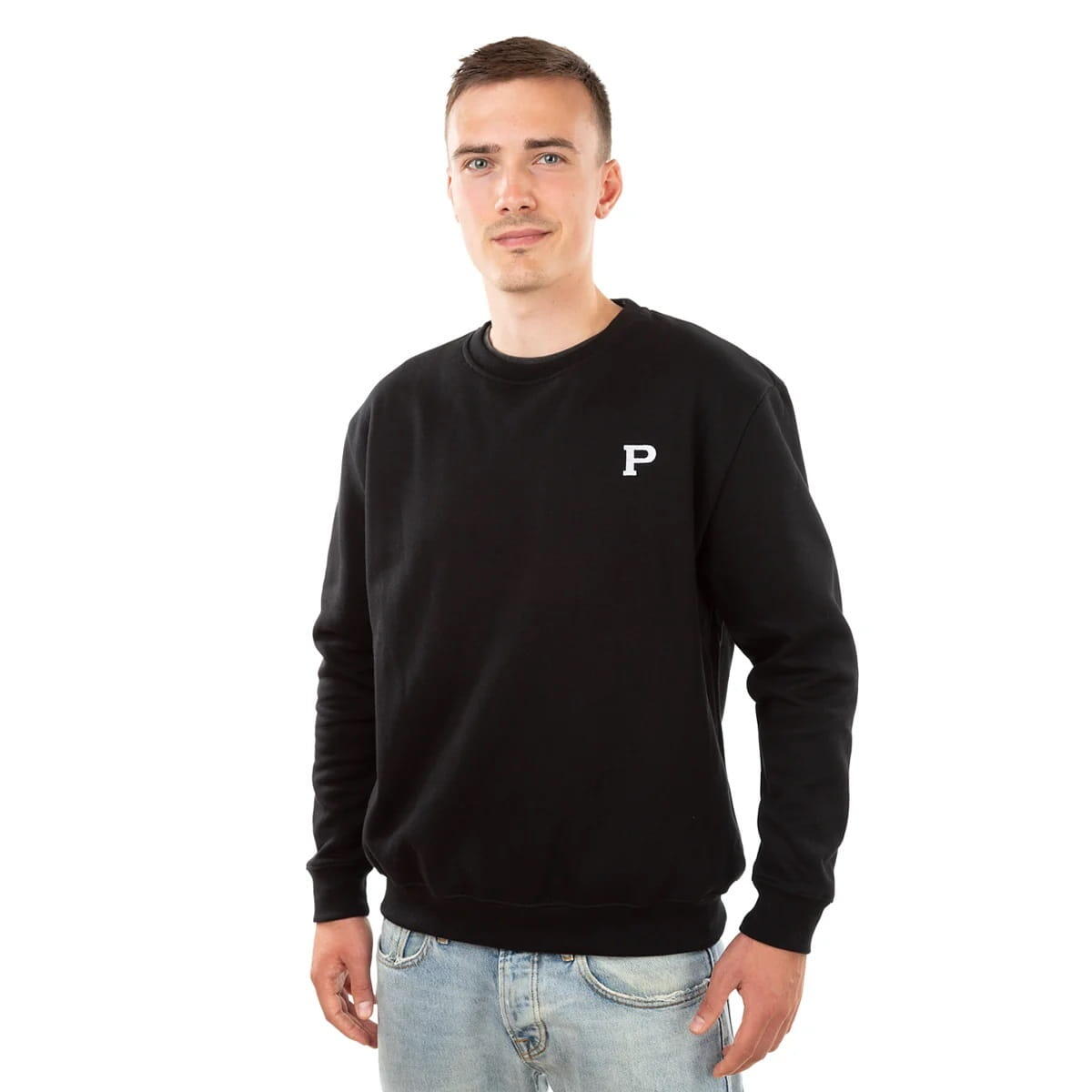PLATZANGST Sweatshirt P-Logo Schwarz