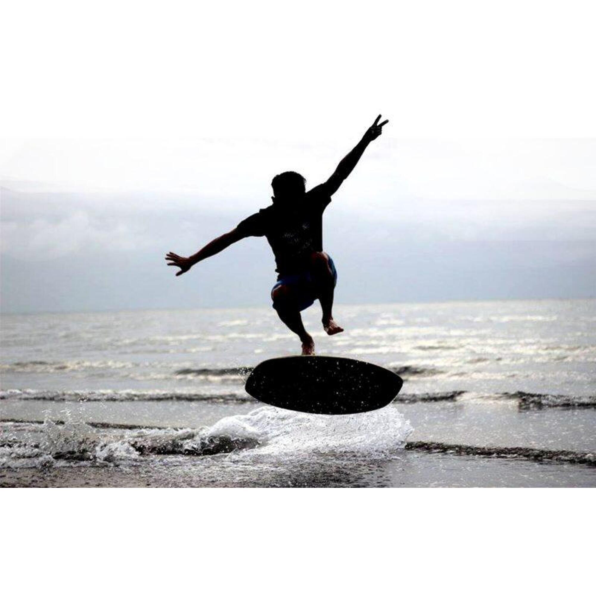 Skimboard GoZone Junior - Tavola Da Surf Per Principianti | Blu/Bianco Con Superficie EVA - Foto 8