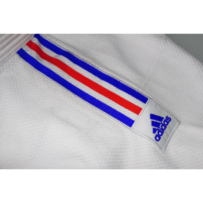 Kimono ADIDAS millenium met blauw-witte rode strepen 2/3