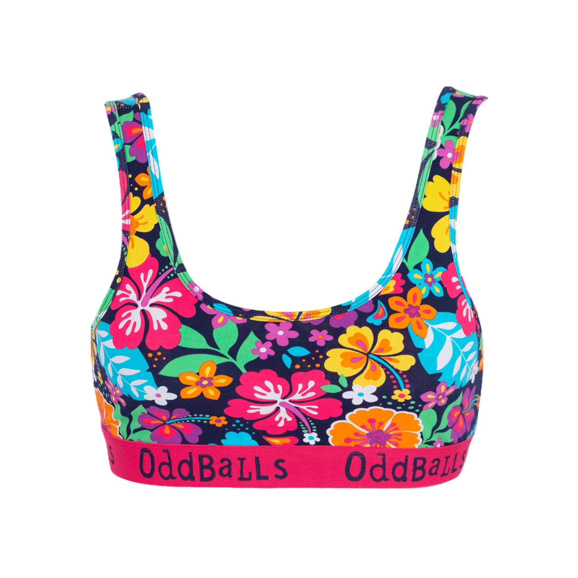 ODDBALLS Womens/Ladies Hawaii Bralette (Multicoloured)