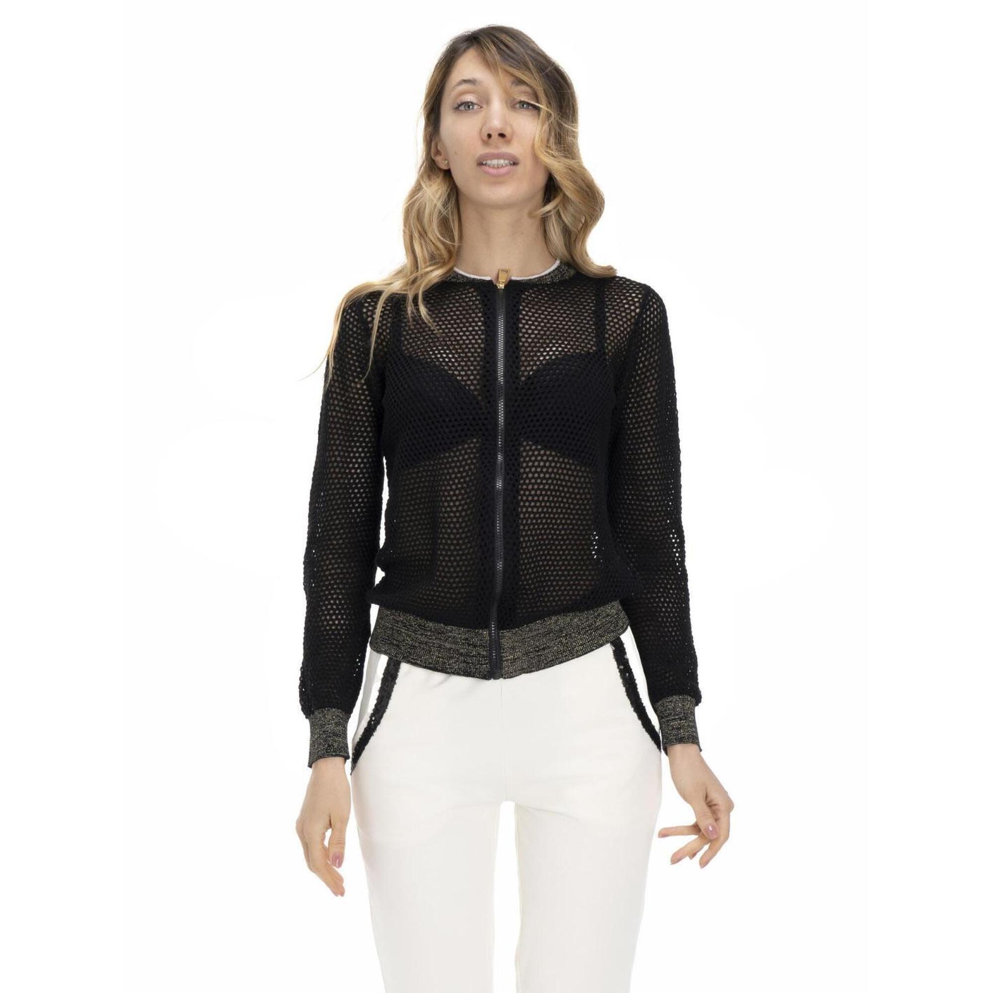 Leone 1947 Apparel - Sweat-shirt Pour Femme En Maille À Fermeture Éclair Leone Earth Tones - Sweat-shirt - Noir - Decathlon