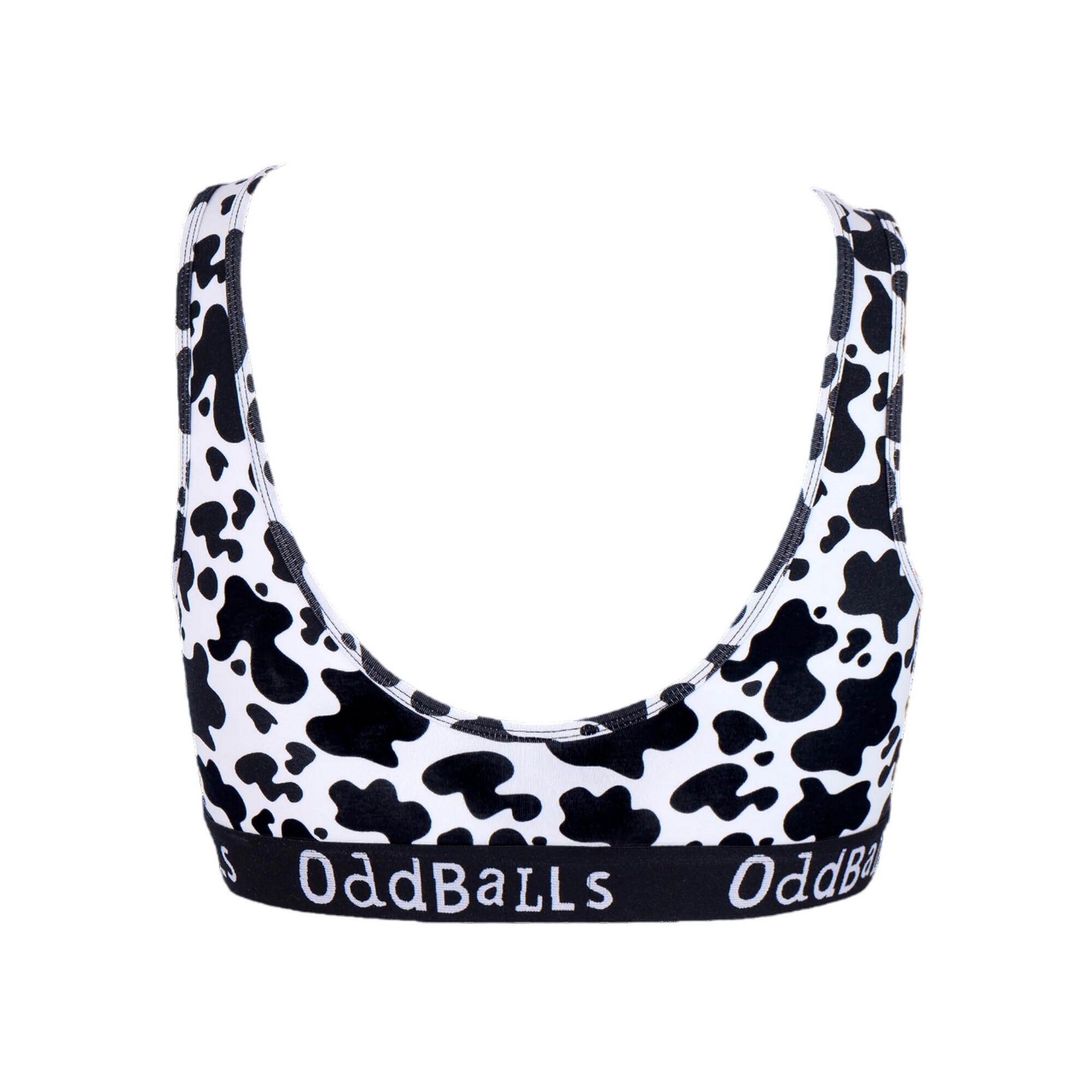 Women's FAT COW bra (Black / White)