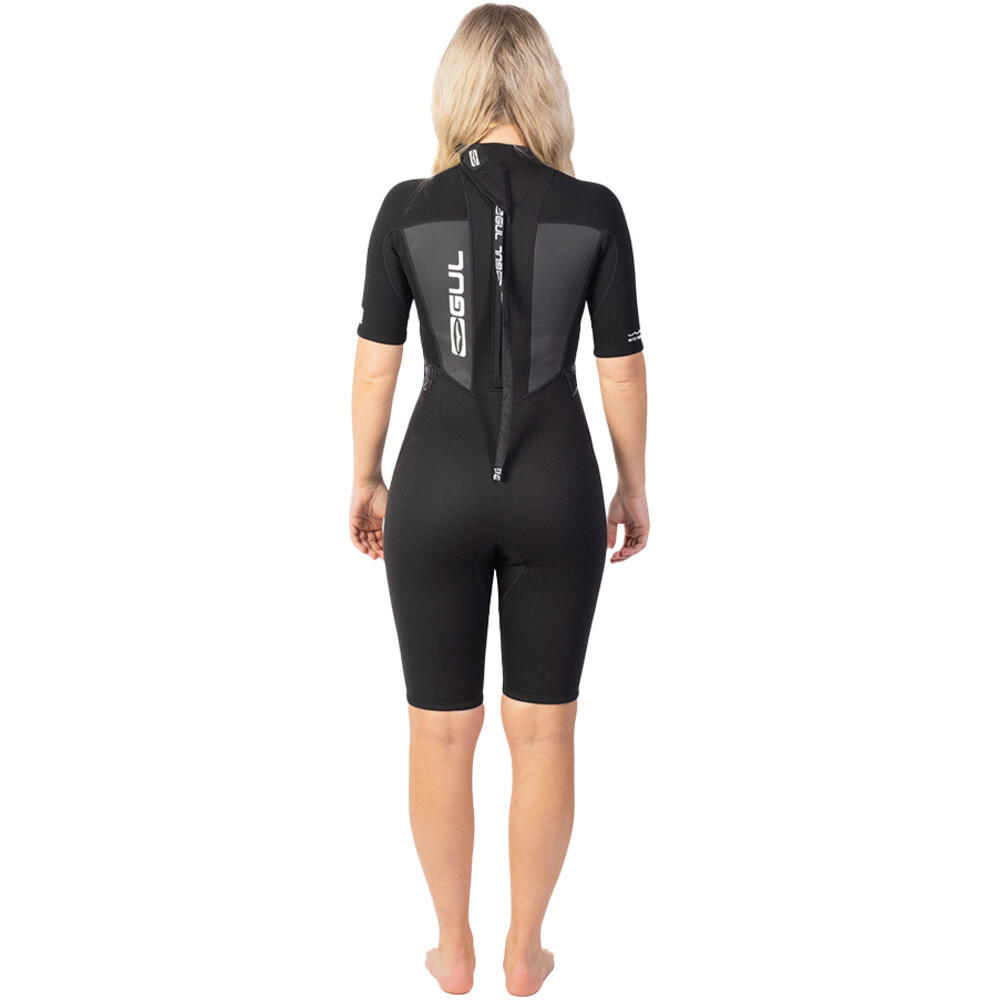 Women's Response 3/2mm Back Zip Shorty Wetsuit 2/7