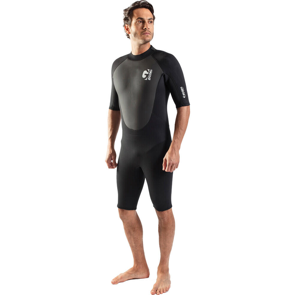 Men's G-Force 3mm Back Zip Shorty Wetsuit 1/7