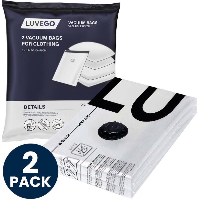 Lot de 2 sacs pour aspirateur Luvego - 100x75CM