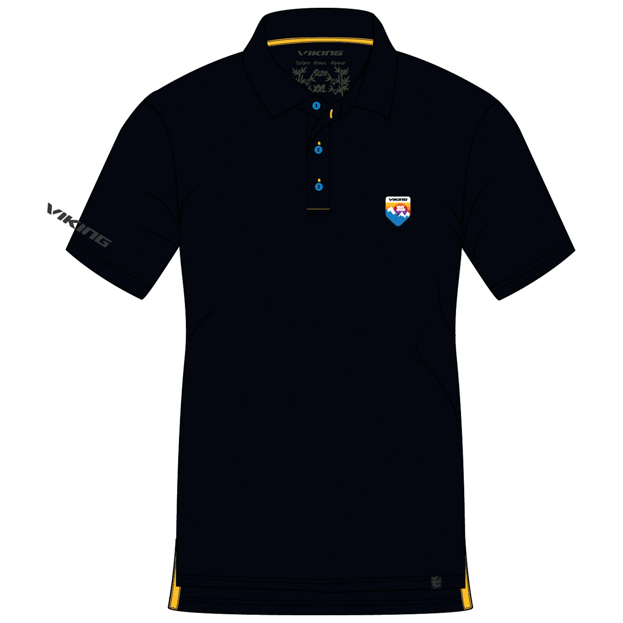 Polo Viking Forever Free Bamboo Man biała
