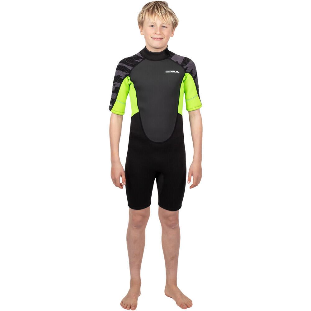 Kids Response 3/2mm Back Zip Shorty Wetsuit 1/4