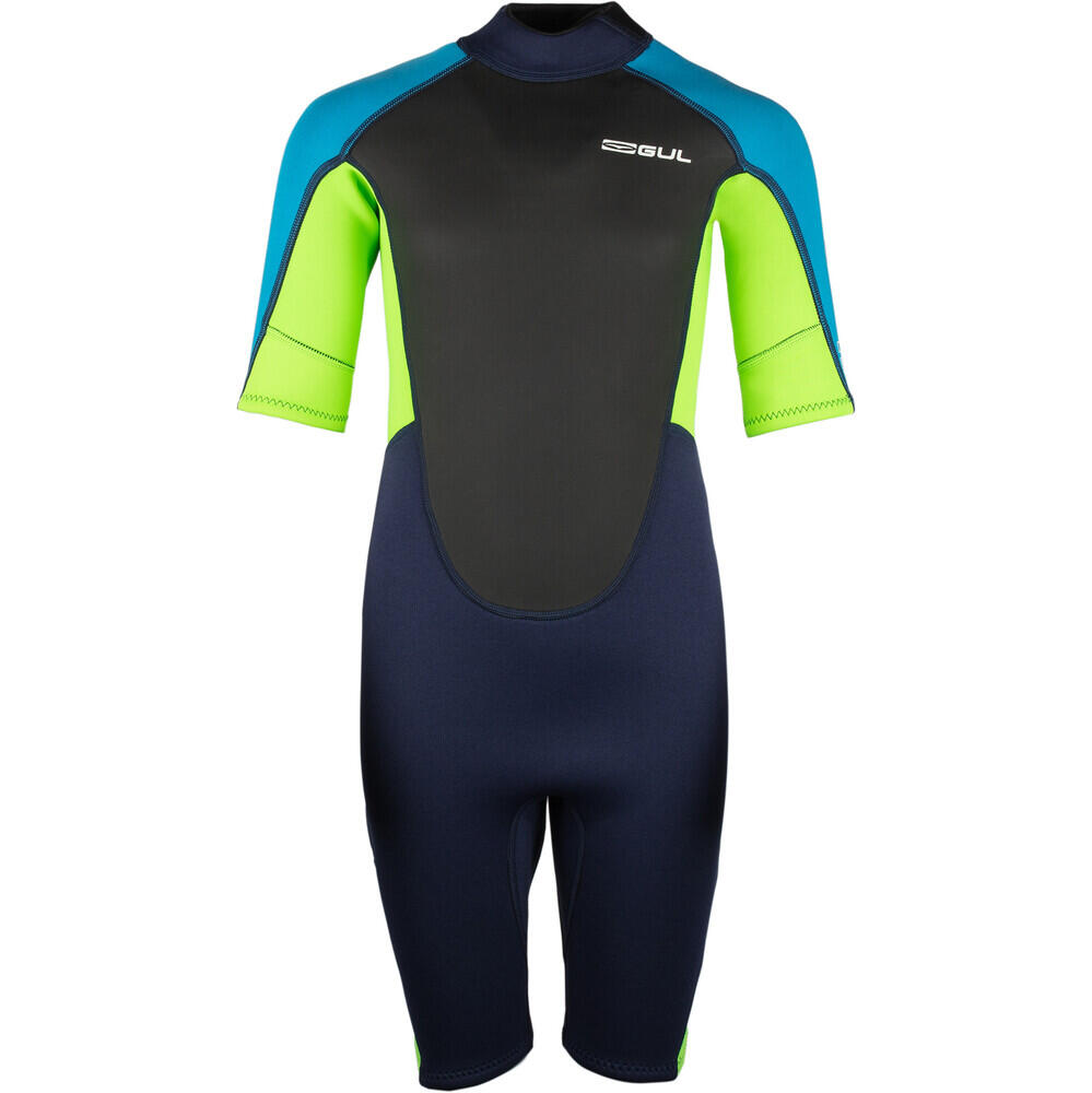 GUL Kids Response 3/2mm Back Zip Shorty Wetsuit