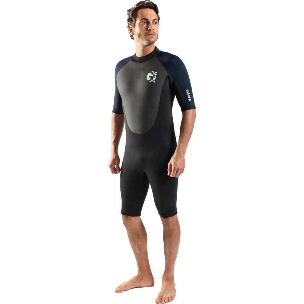 GUL Men's G-Force 3mm Back Zip Shorty Wetsuit