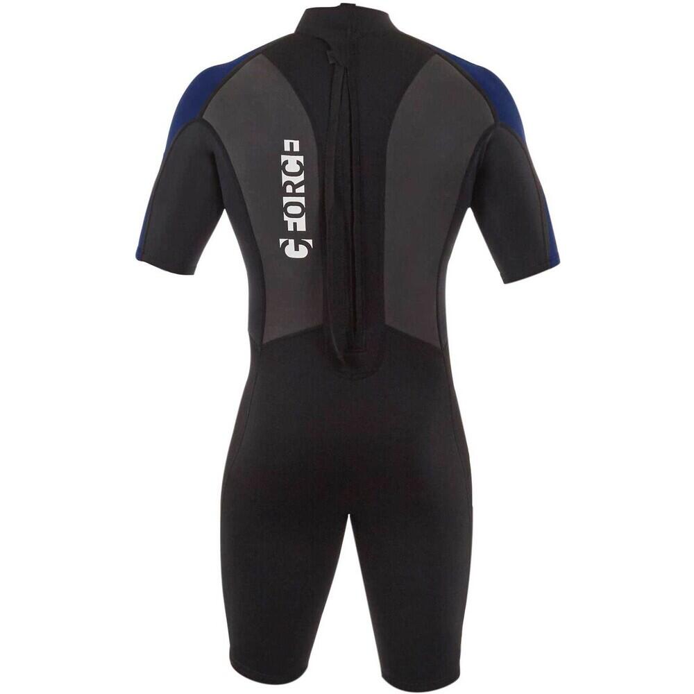 Men's G-Force 3mm Back Zip Shorty Wetsuit 4/7