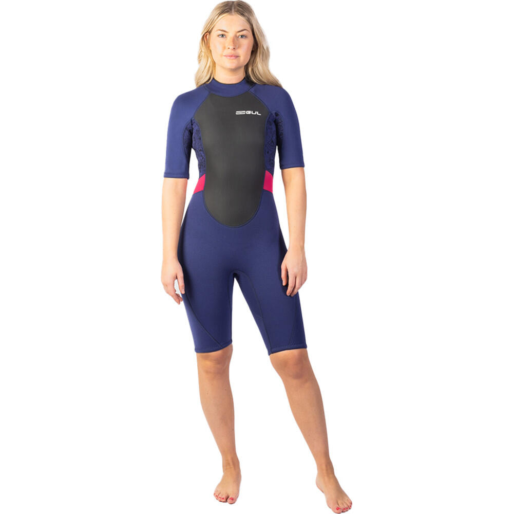 Women's Response 3/2mm Back Zip Shorty Wetsuit 1/7