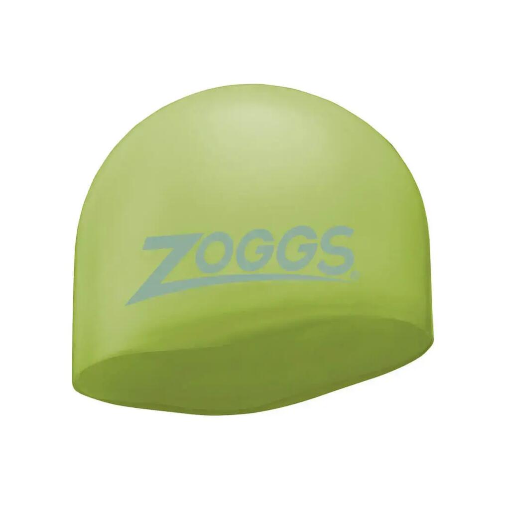 Zoggs Silicone Seamless Swim Cap - Light Green One Size
