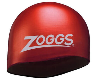 Cuffia da nuoto standard in silicone Zoggs OWS - rossa