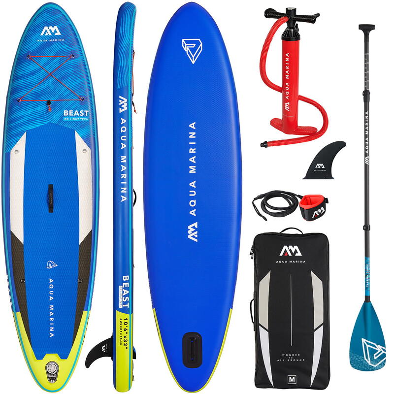 Deska SUP Aqua Marina Beast 10'6" zestaw: wiosło AM Carbon BT-21BEP