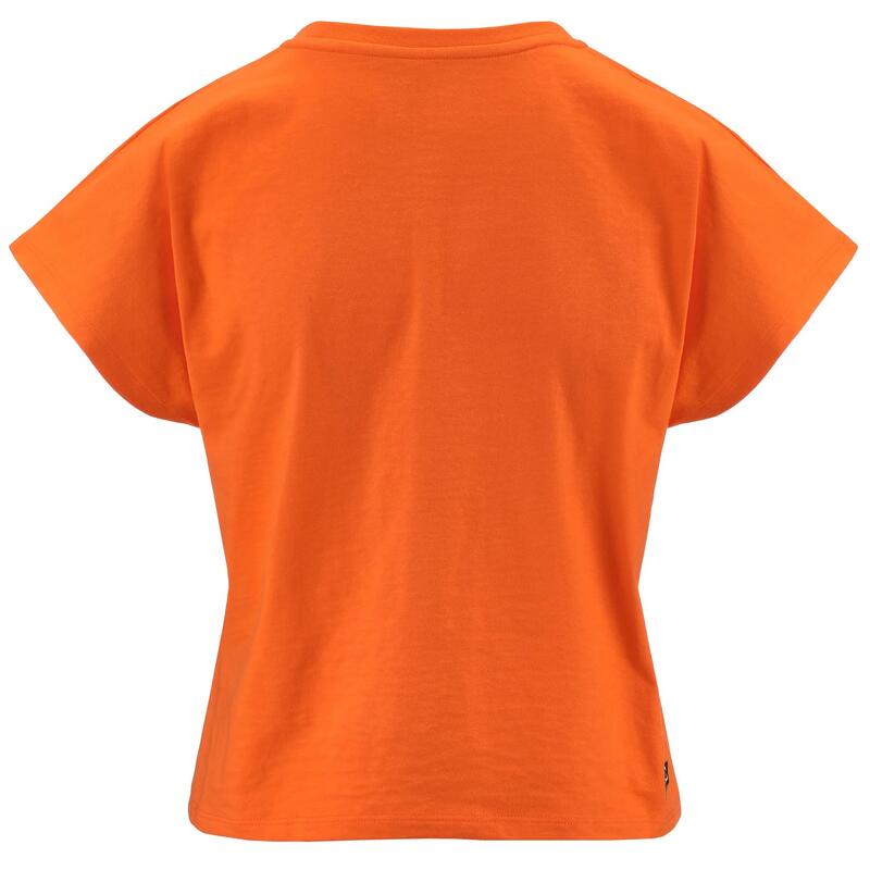 T-shirt maglia Kappa da donna Pro KOMBAT WKT EBURA arancione regular fit