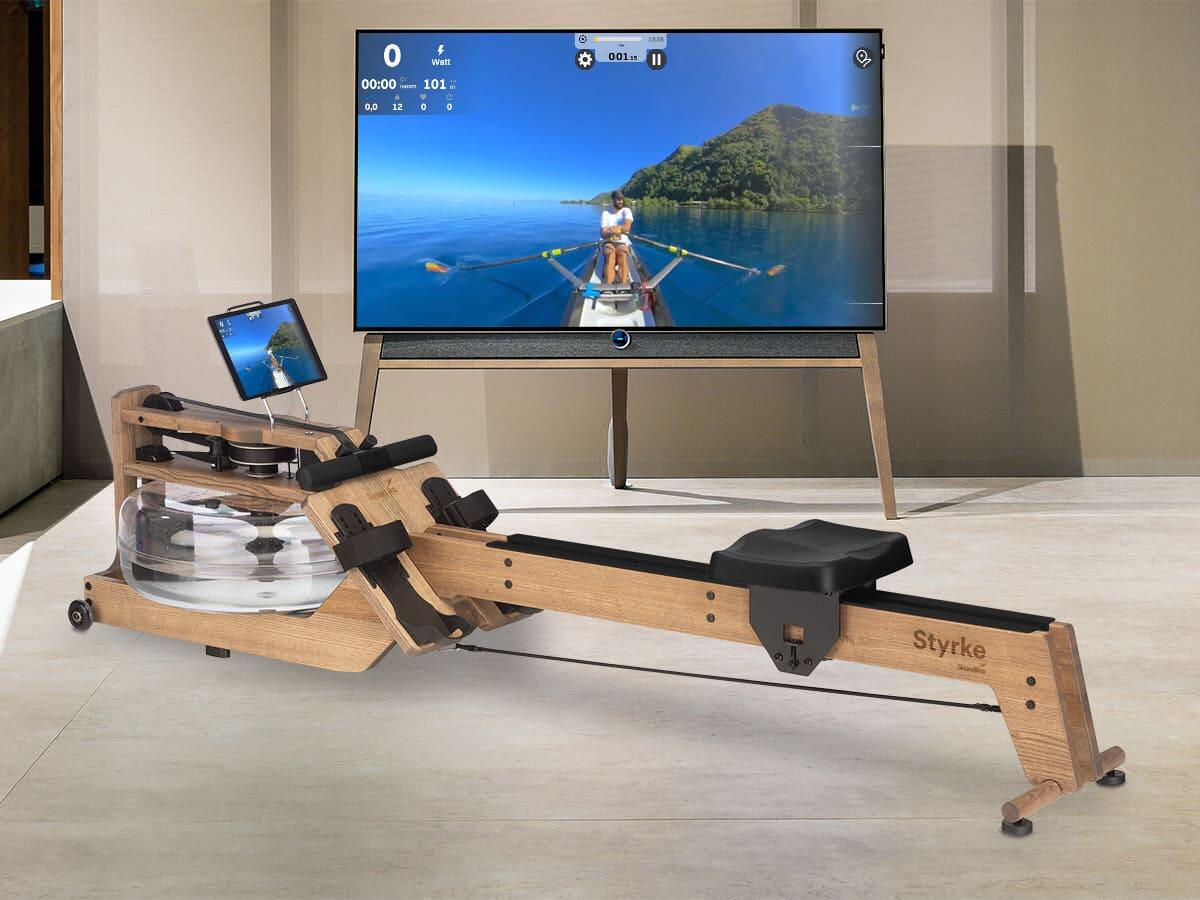 Wasserrudergerät aus Holz Styrke - Bluetooth - Made in Germany 4/8