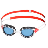 Zoggs predator- wit/rood/tint