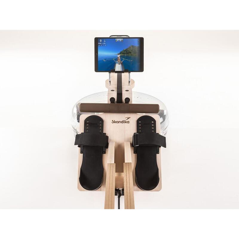 Vogatore ad acqua in legno - Styrke - Fitness - Bluetooth - 211 x 54 x 68 cm