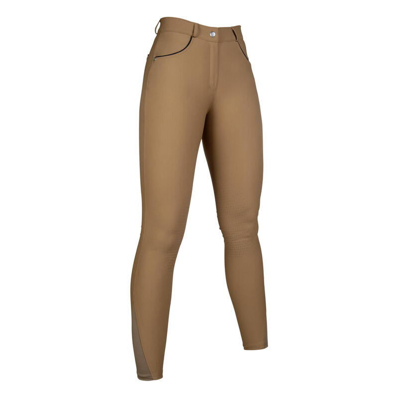 Damen Reithose Beagle Silikon-Kniebesatz camel