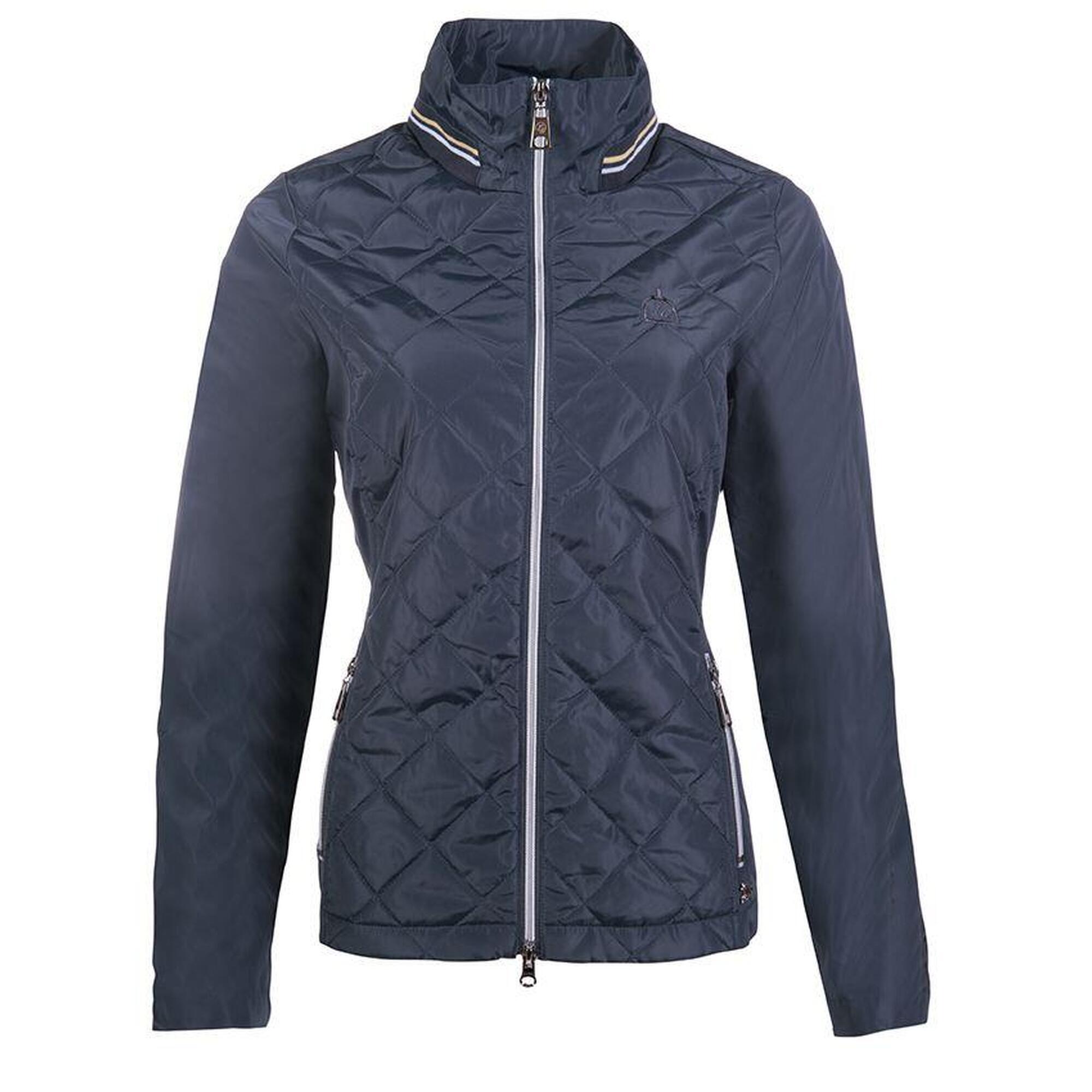 Damen Reitjacke Limoni quilt graphit