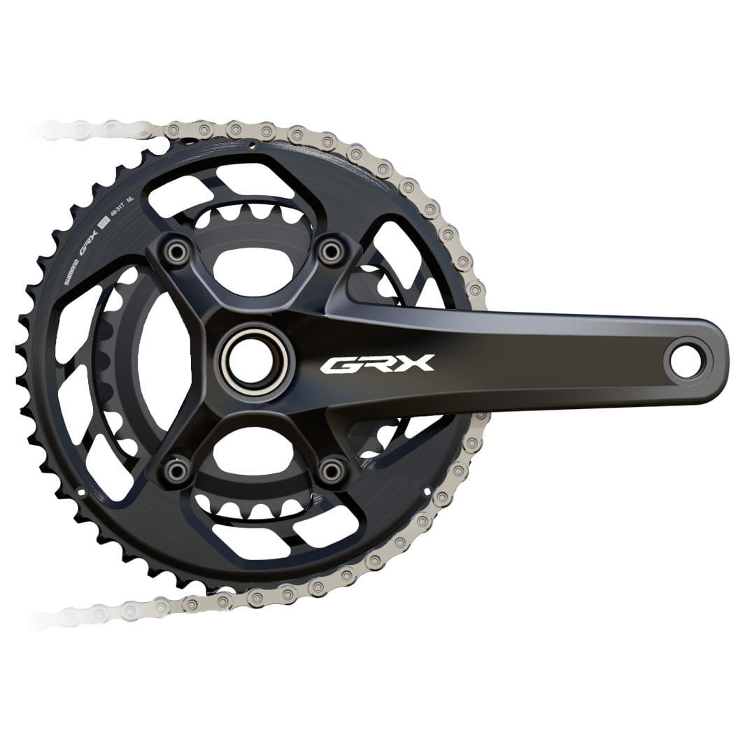 Guarnitura doppia Shimano GRX FC-RX820-2 12V 3/3